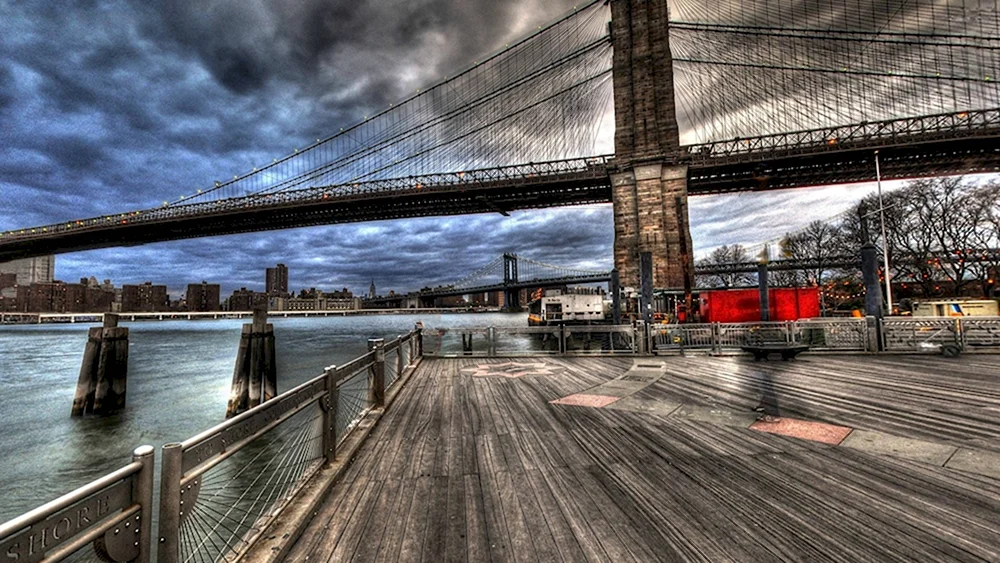 Бруклинский мост 4к