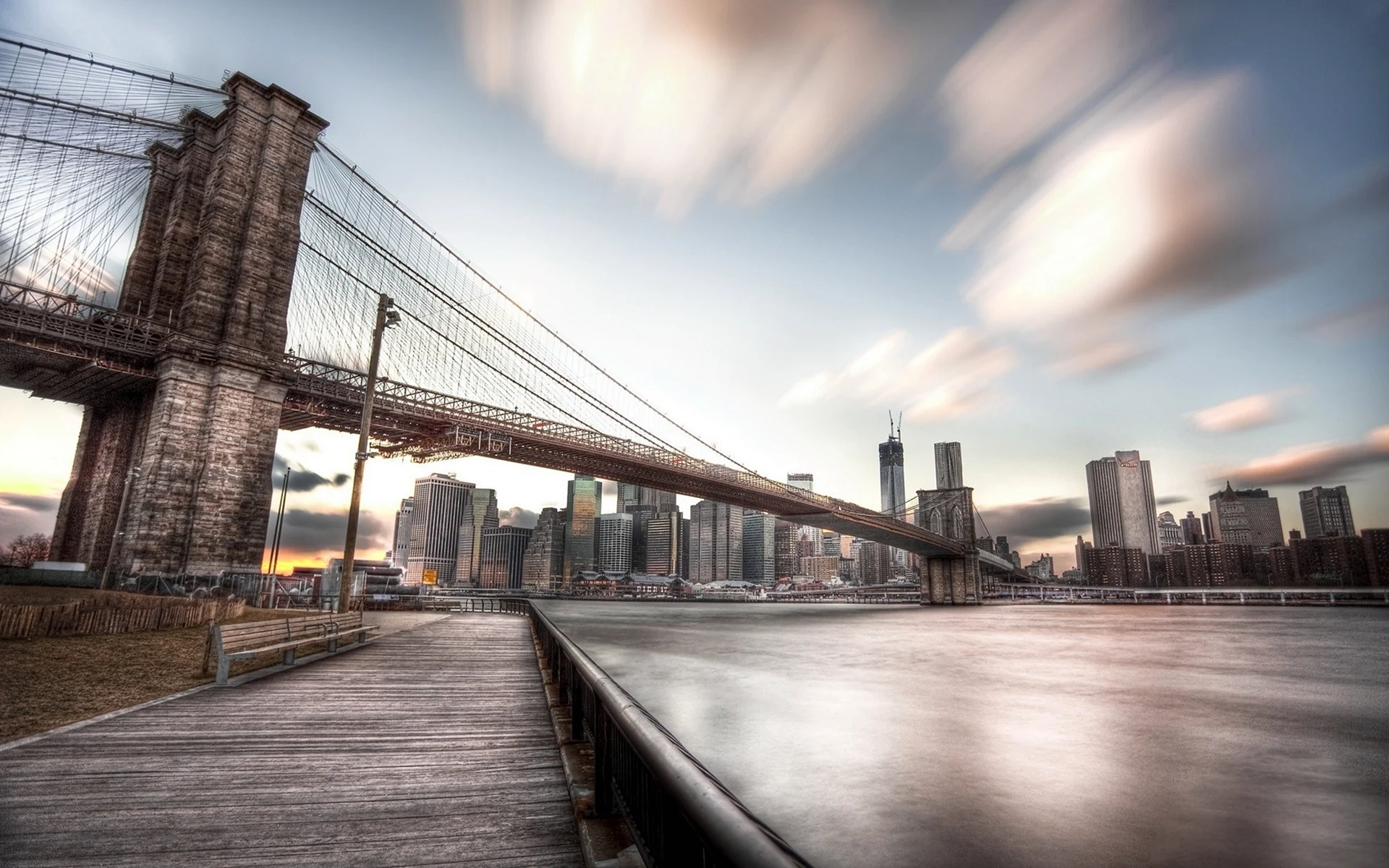 Бруклинский мост г. Нью-Йорк