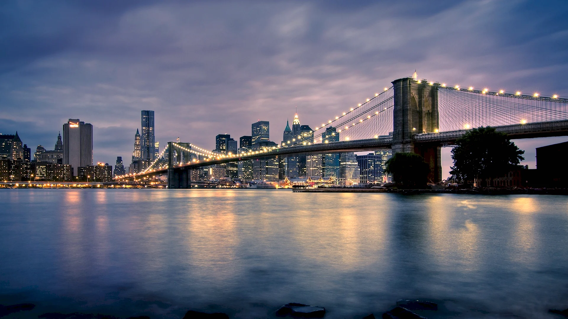 Бруклинский мост Нью-Йорк США