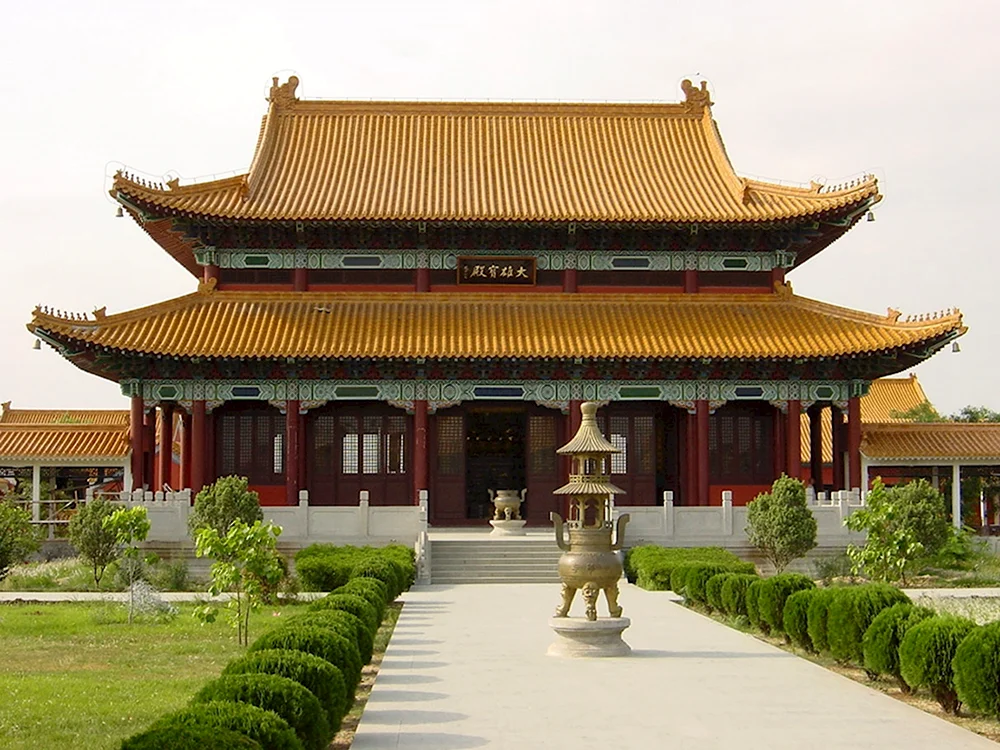 Буддийский храм в Китае