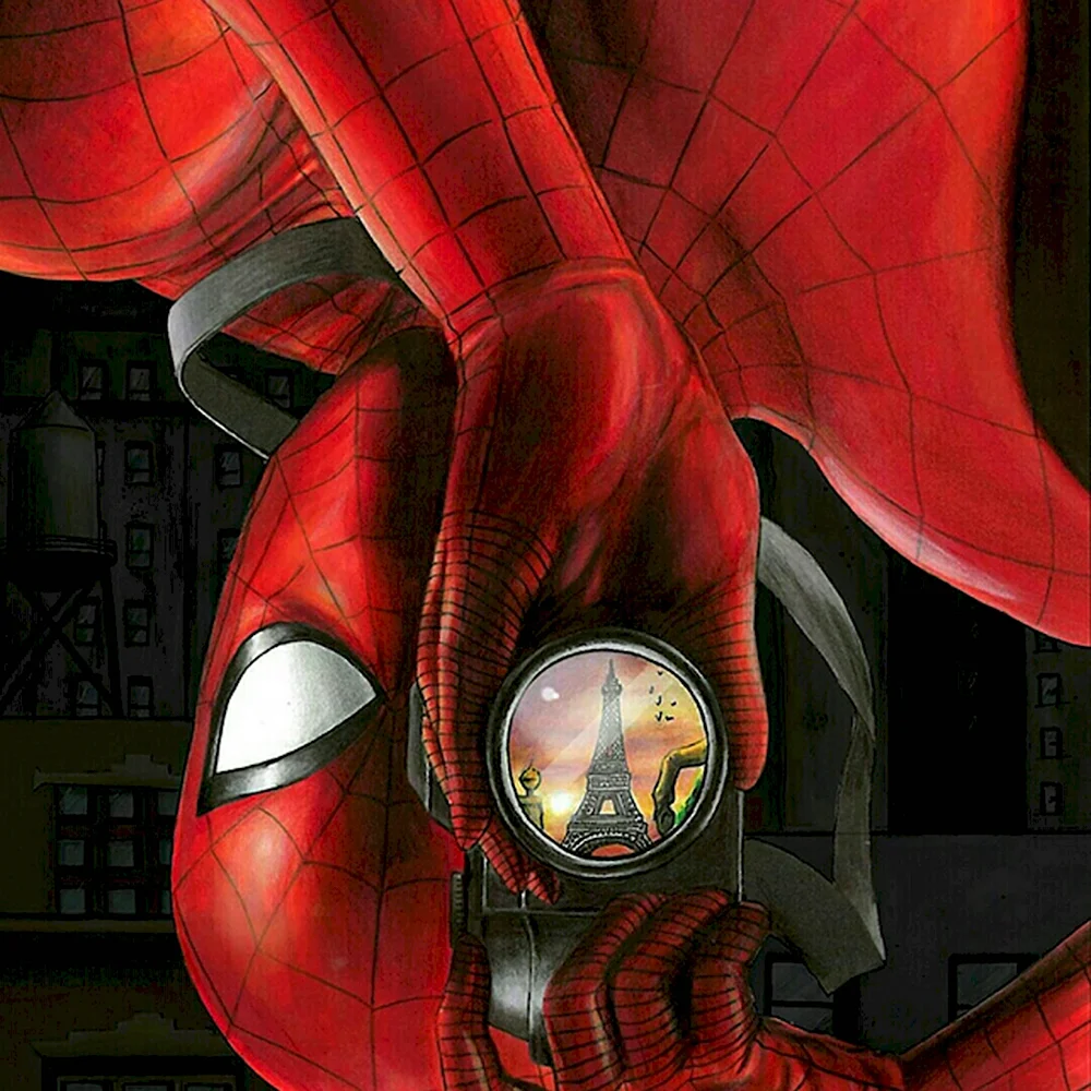 Человек паук арт