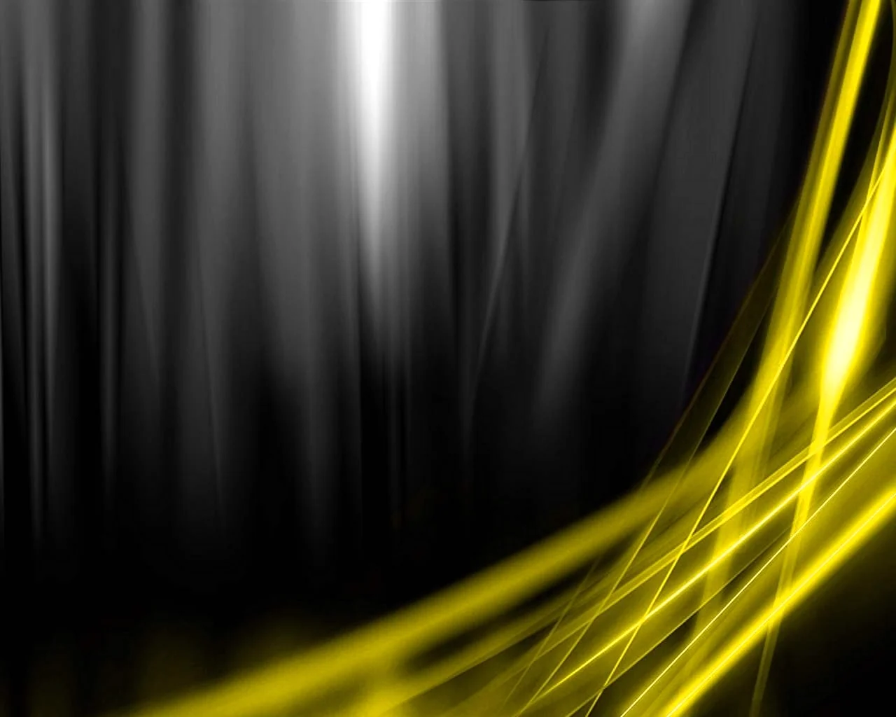 Черно желтая абстракция