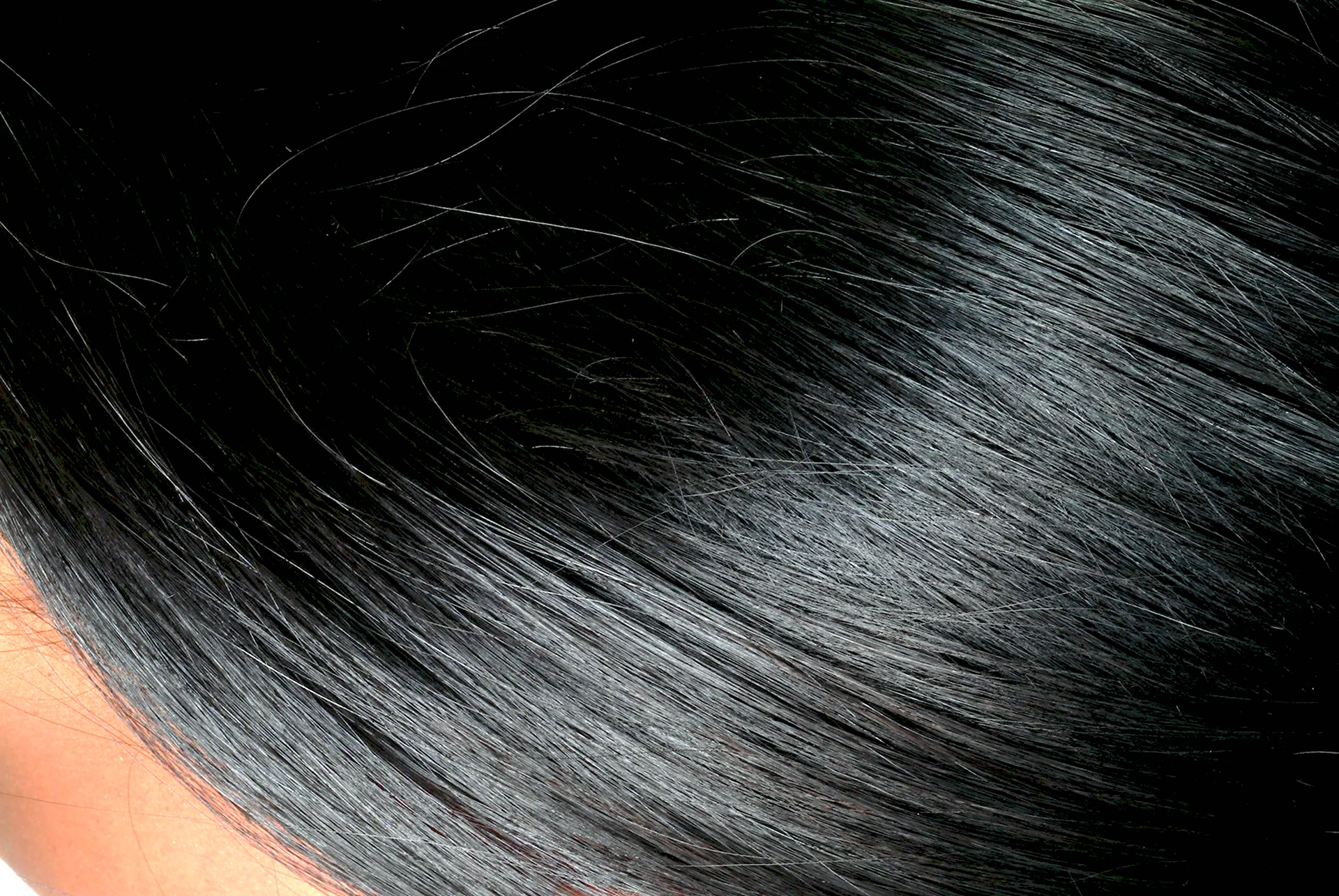 Черные волосы текстура
