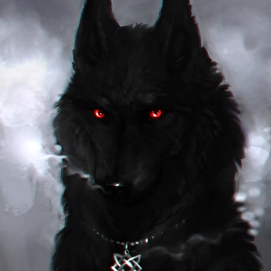 Черный волк Фенрир