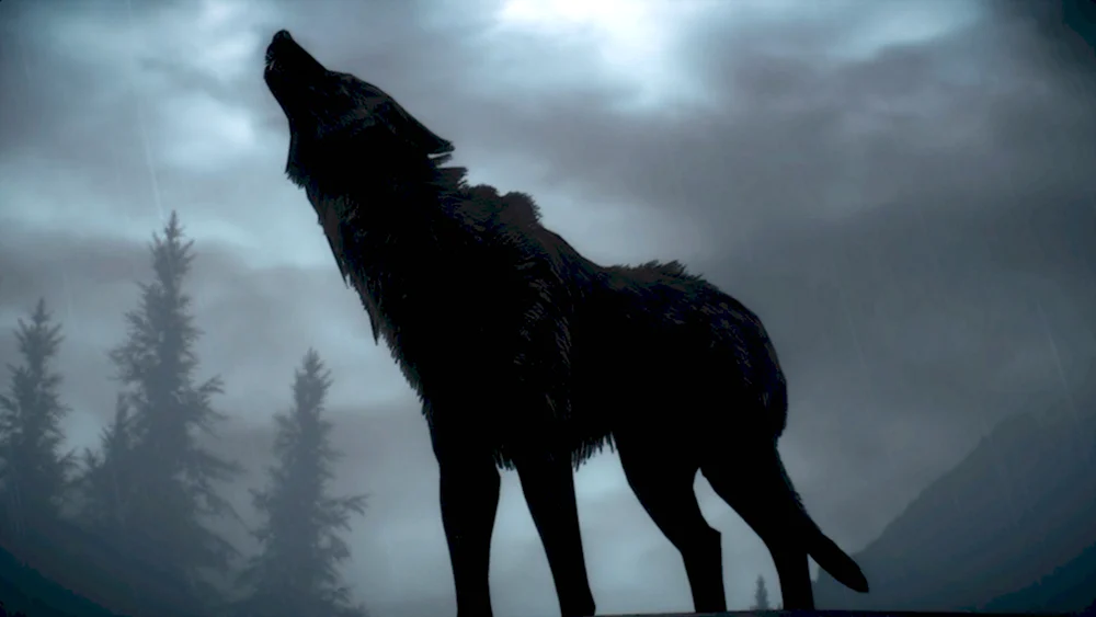 Черный волк Фенрир