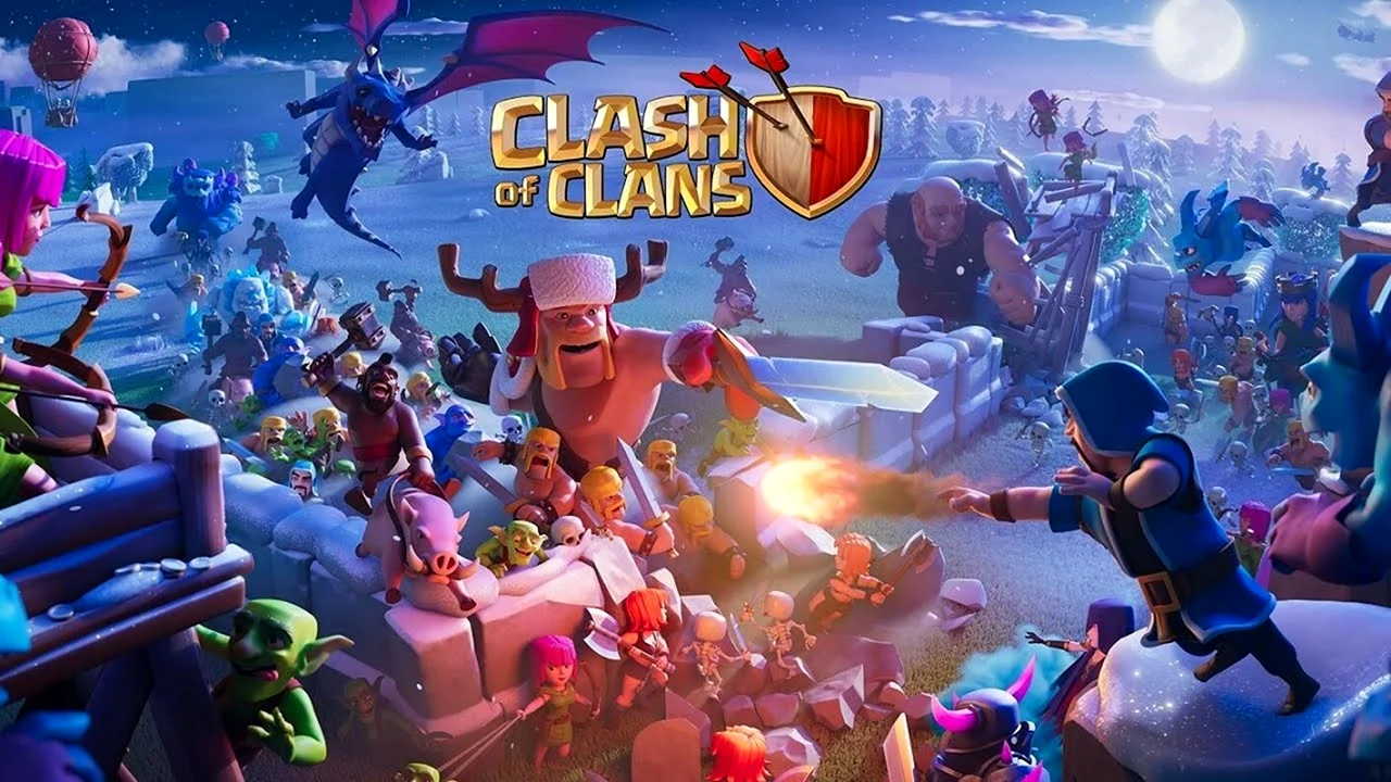 Clash of Clans загрузочный экран