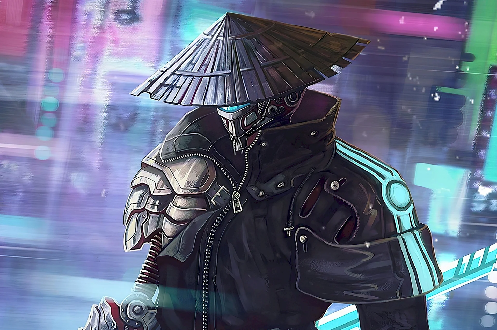 Cyber Samurai Cyberpunk 2077