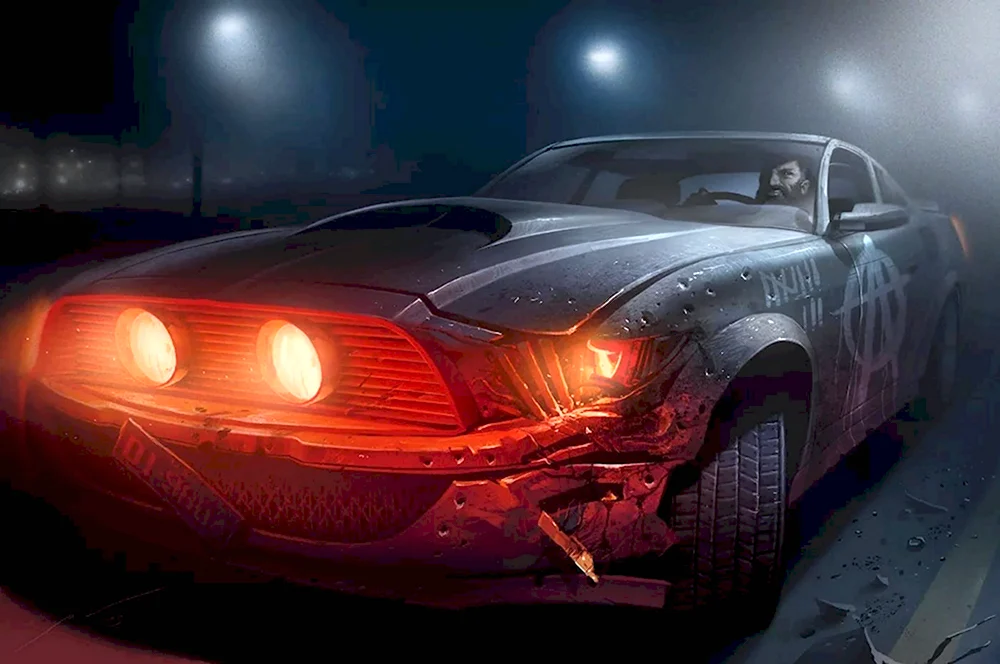 Cyberpunk 2077 Ford Mustang