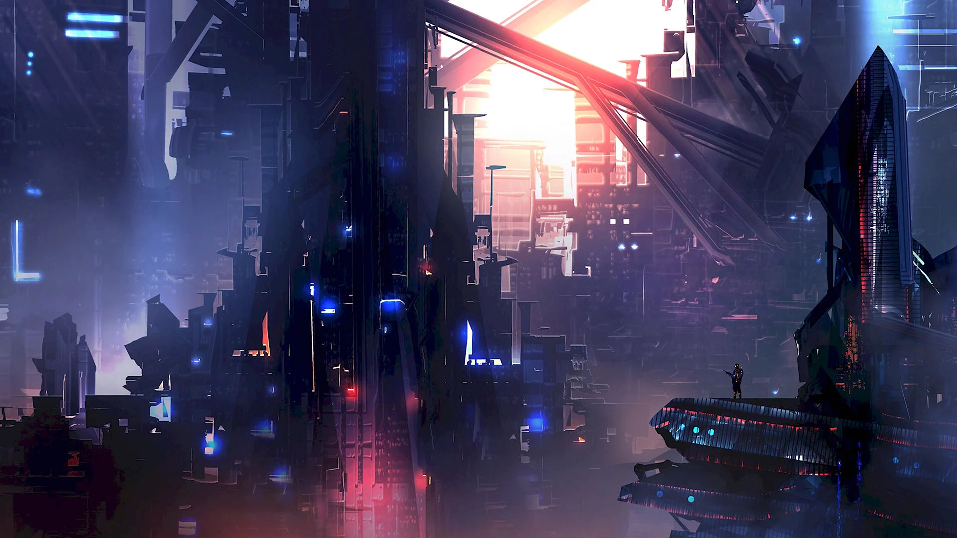 Cyberpunk 2077 город