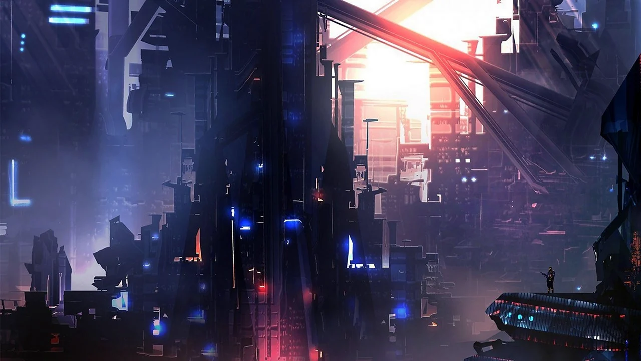 Cyberpunk 2077 город