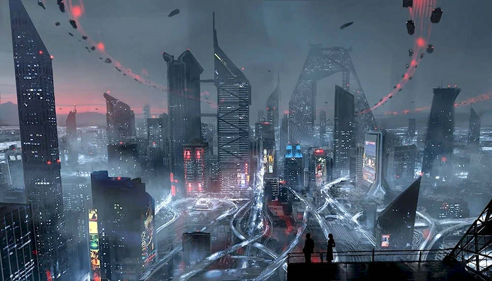 Cyberpunk 2077 град