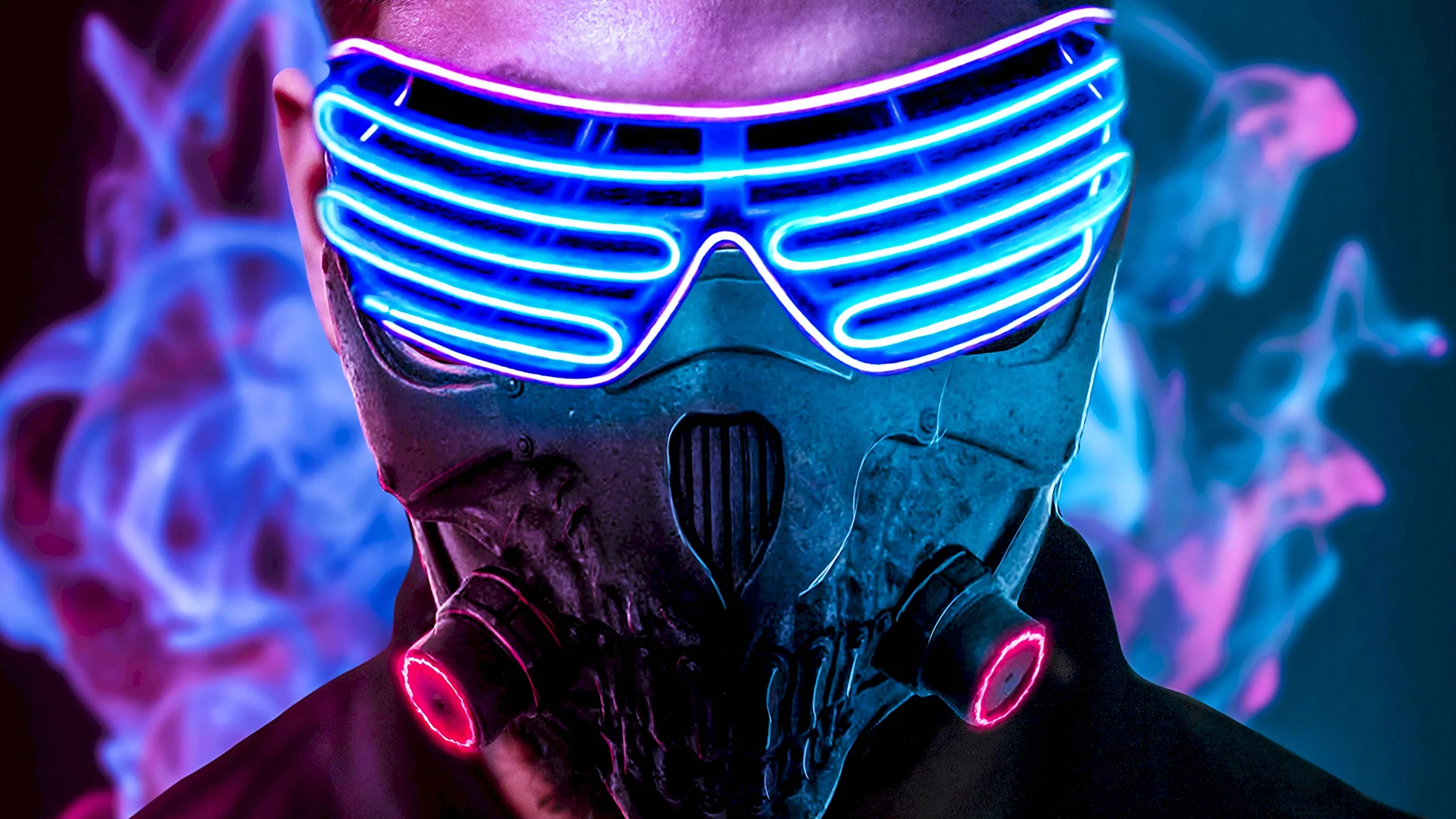 Cyberpunk 2077 Neon маска