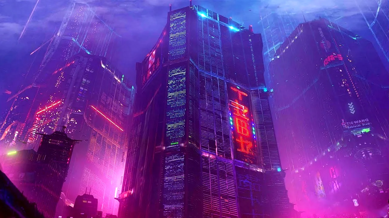 Cyberpunk 2077 площадь корпораций