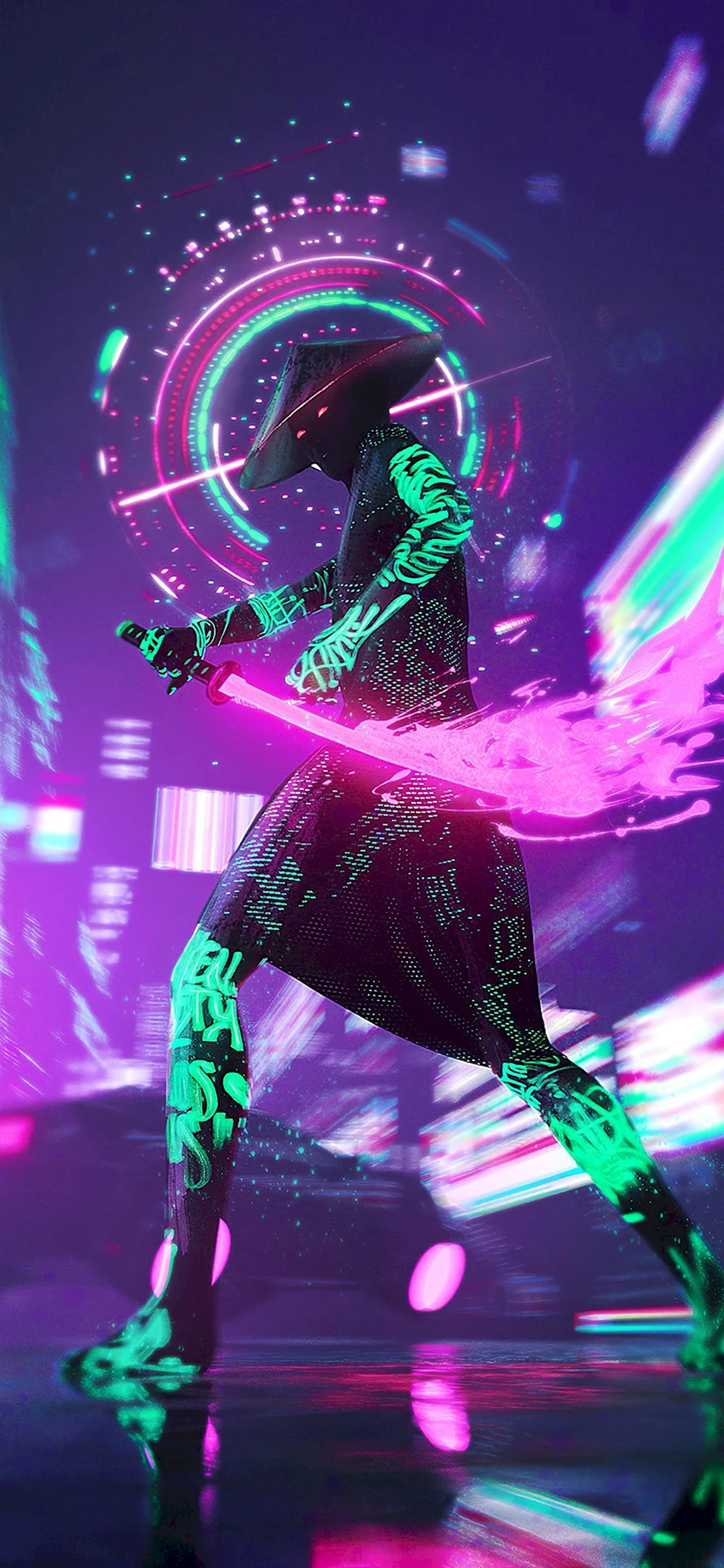 Cyberpunk 2077 Samurai Neon