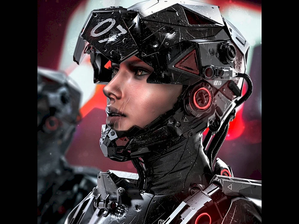 Cyberpunk 2077 шлем
