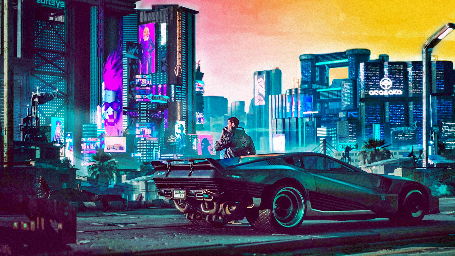 Cyberpunk 2077 цвета