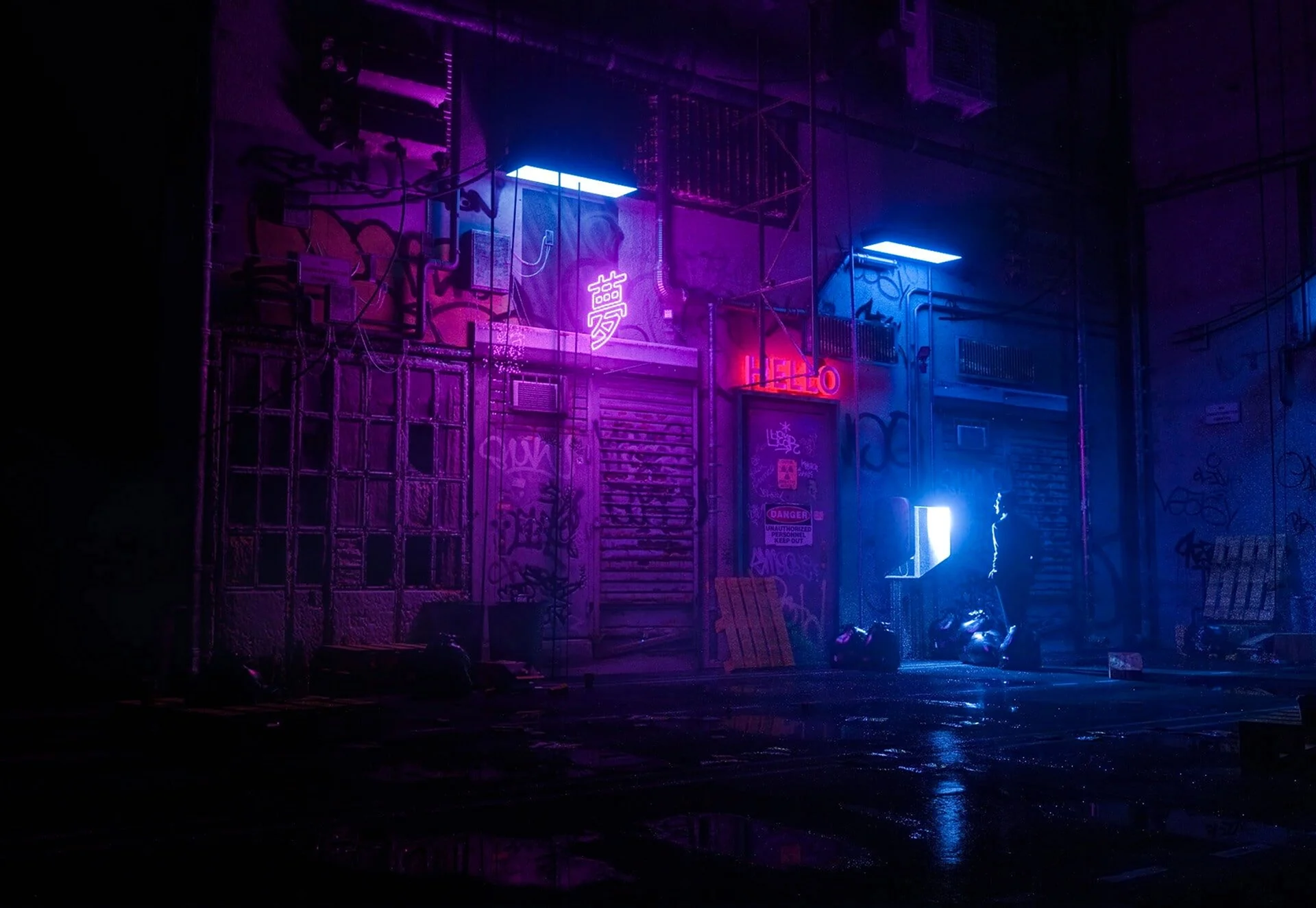 Cyberpunk 80s Япония