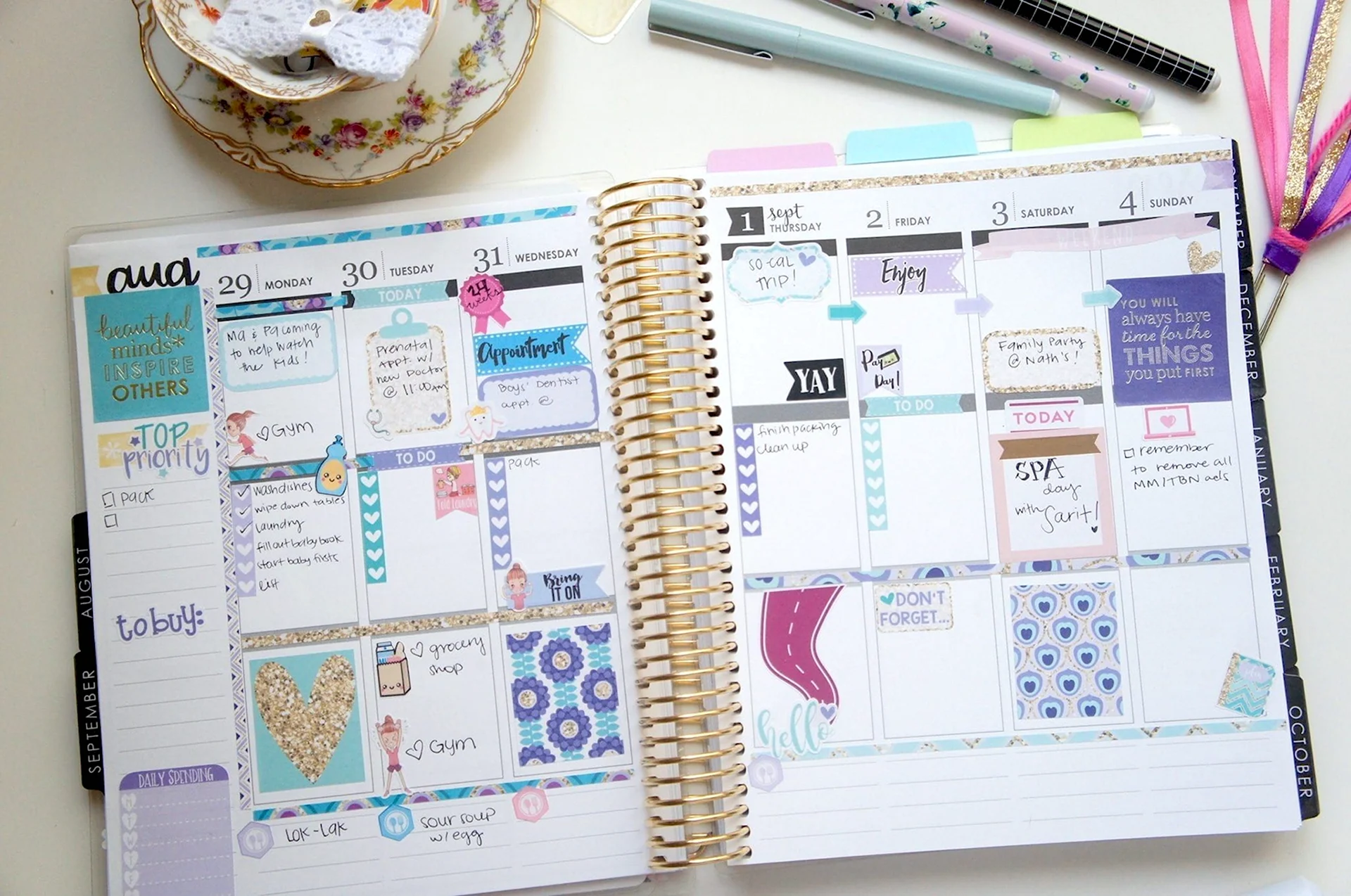 Daily Planner ideas