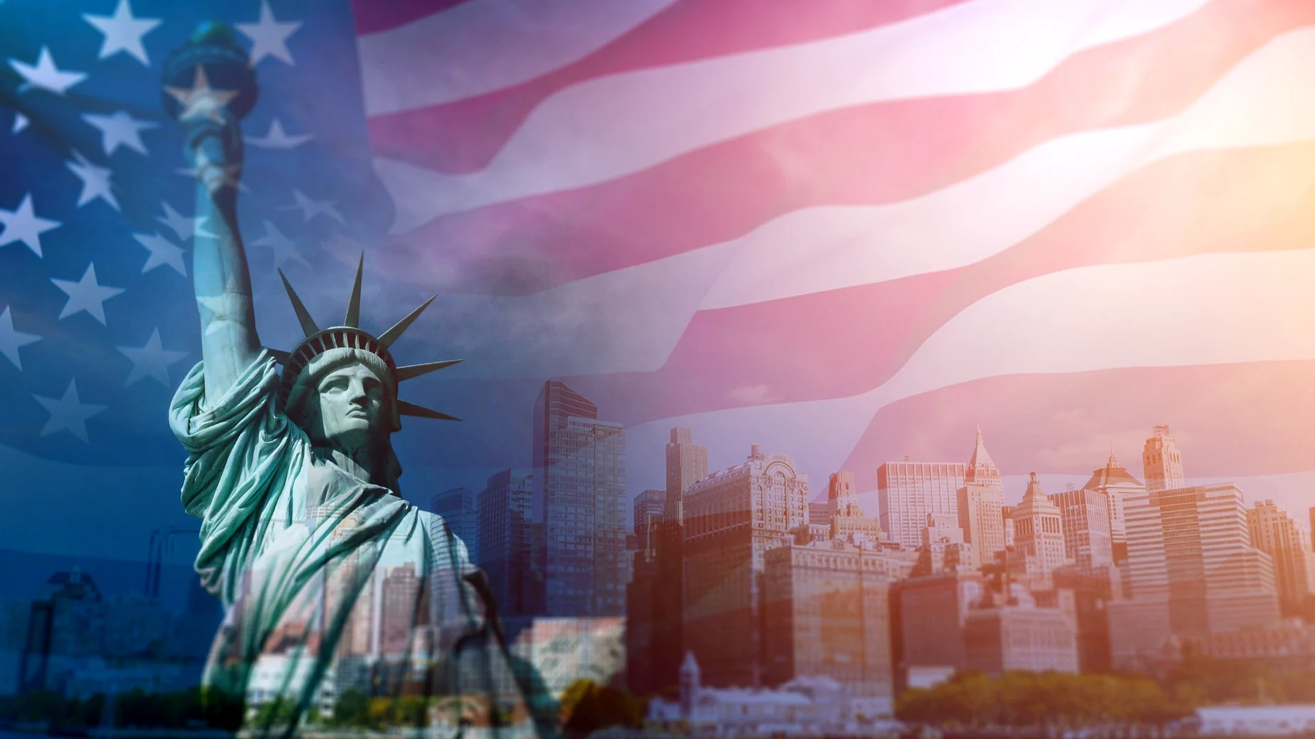 День независимости США статуя свободы