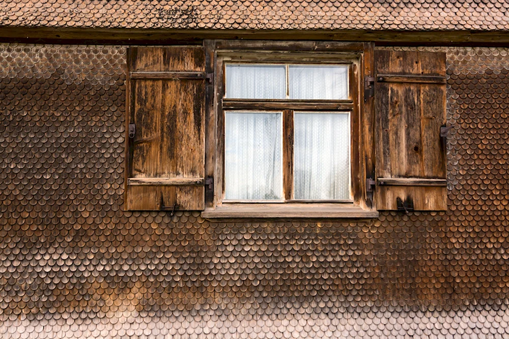 Деревянные окна стеклами старые