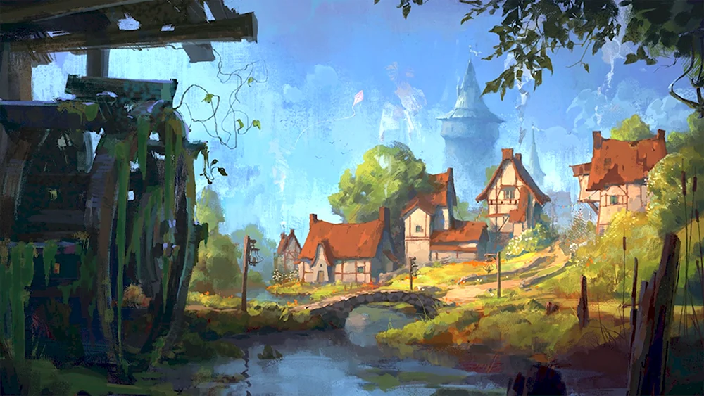 Деревня арт