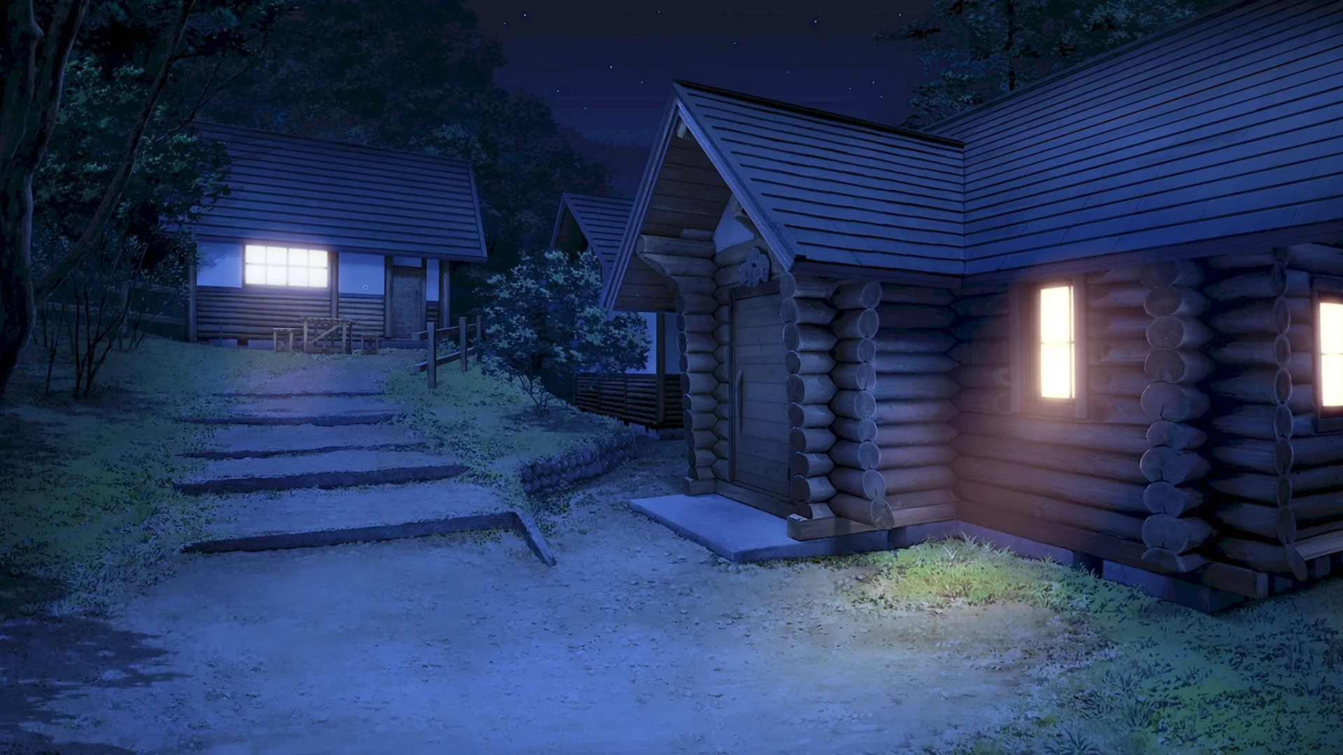Деревня ночью гача лайф