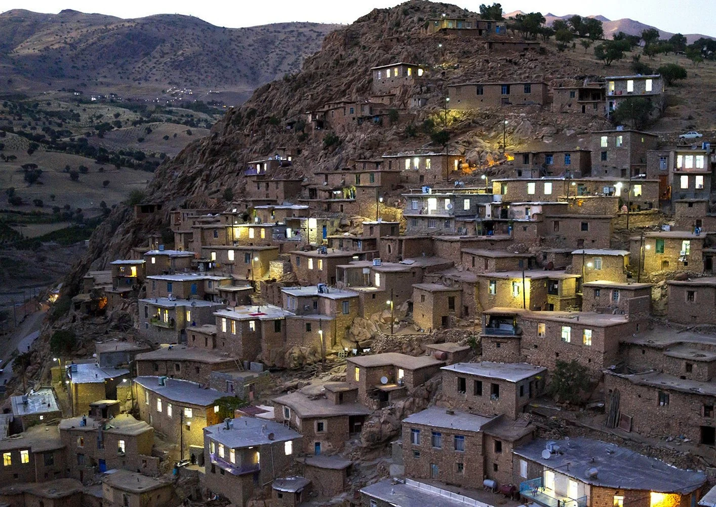 Деревня Паланган Иран