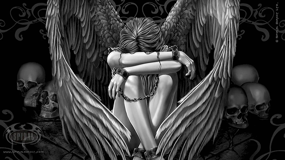 Девушка ангел с обрезанными крыльями
