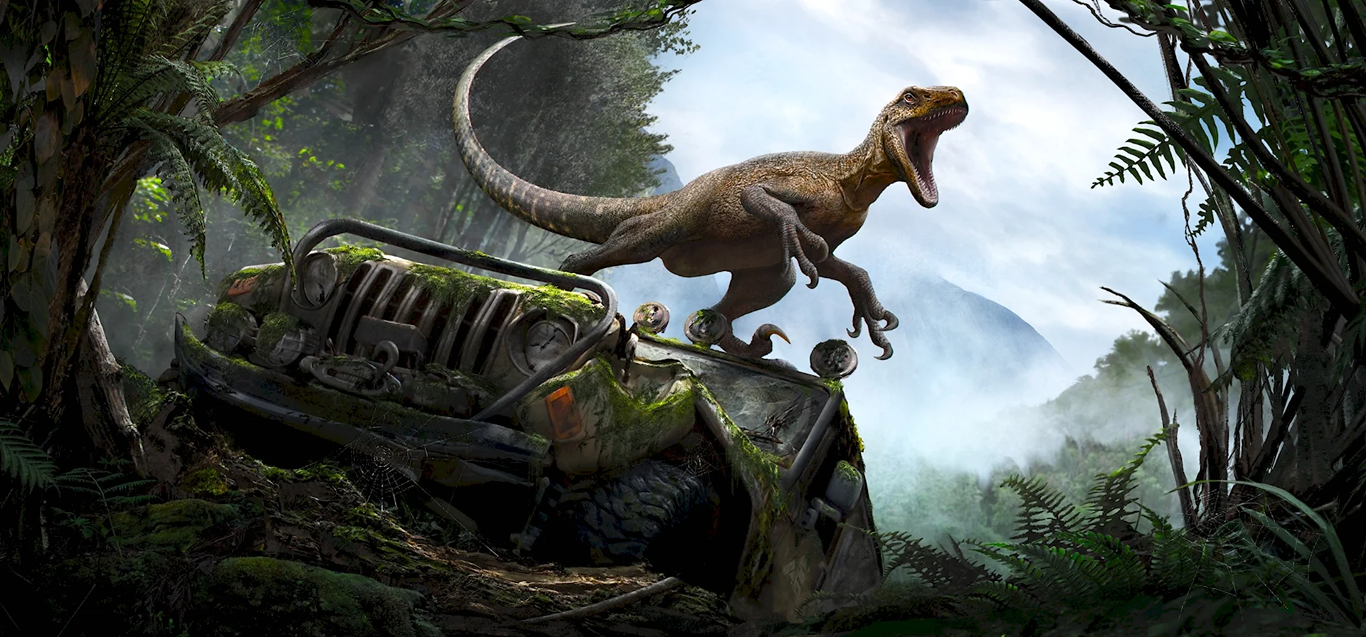 Динозавры парк Юрского периода