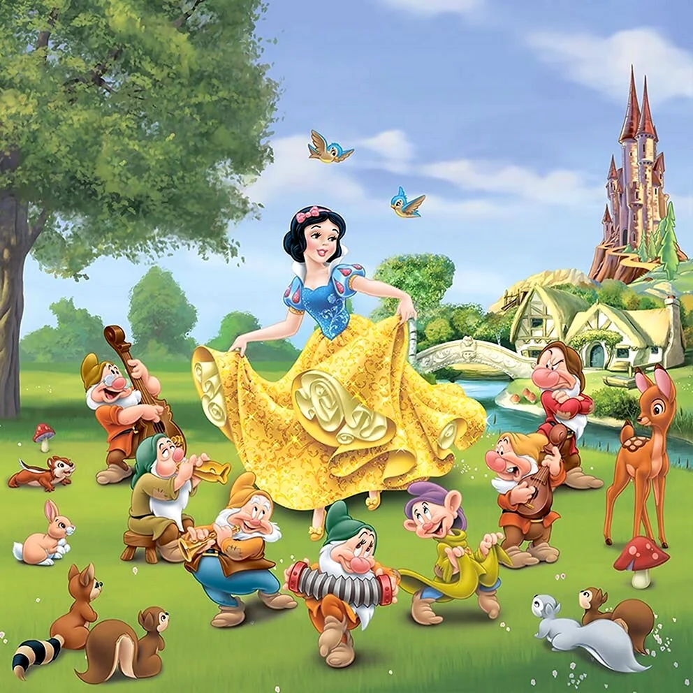 Disney background«Белоснежка и семь гномов»