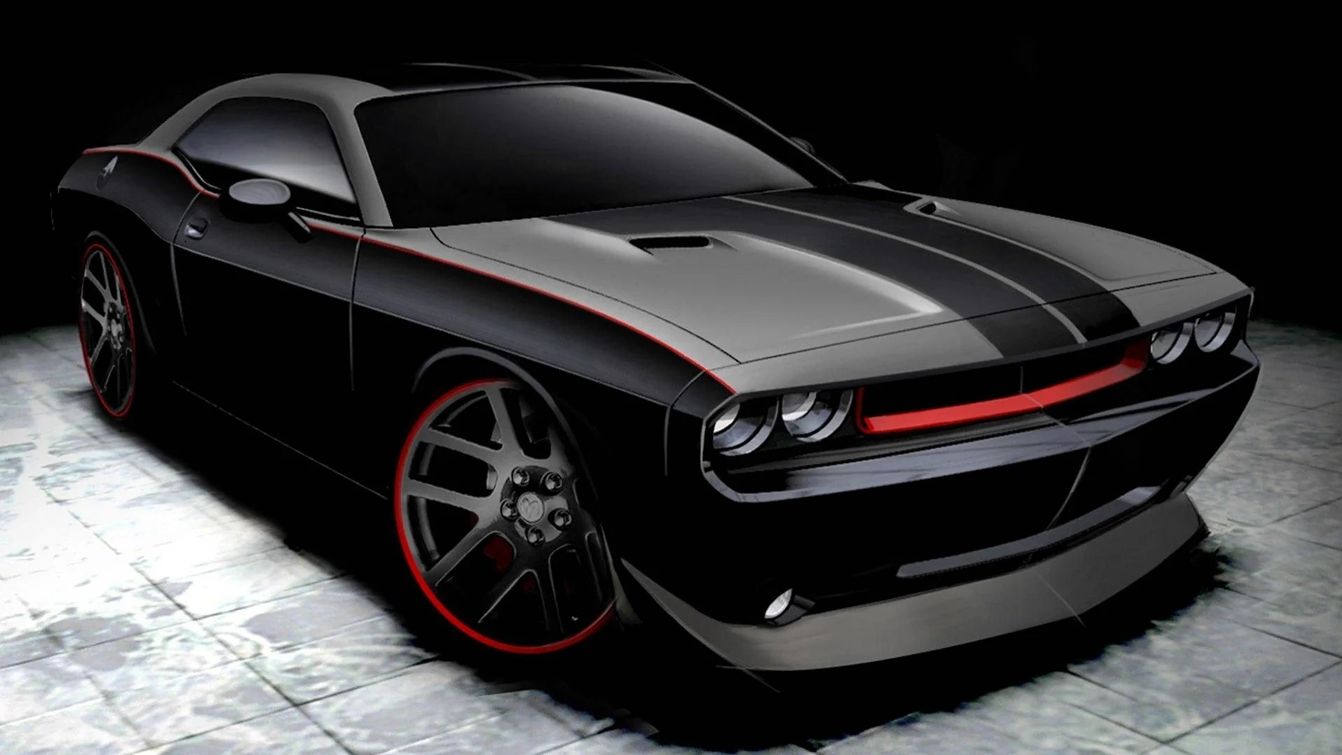 Dodge Challenger 2020 черный