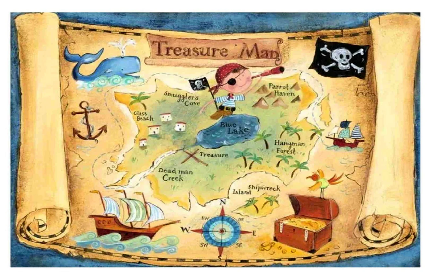 Дом на пиратской карте