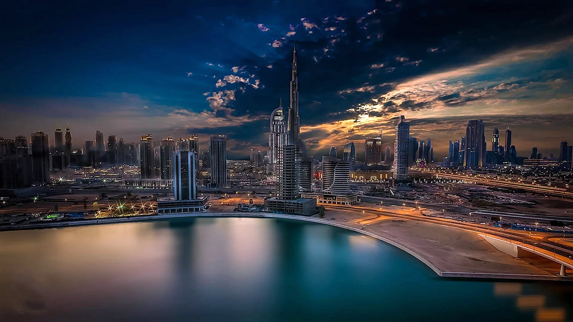 Дубай Бурдж Халифа 4k