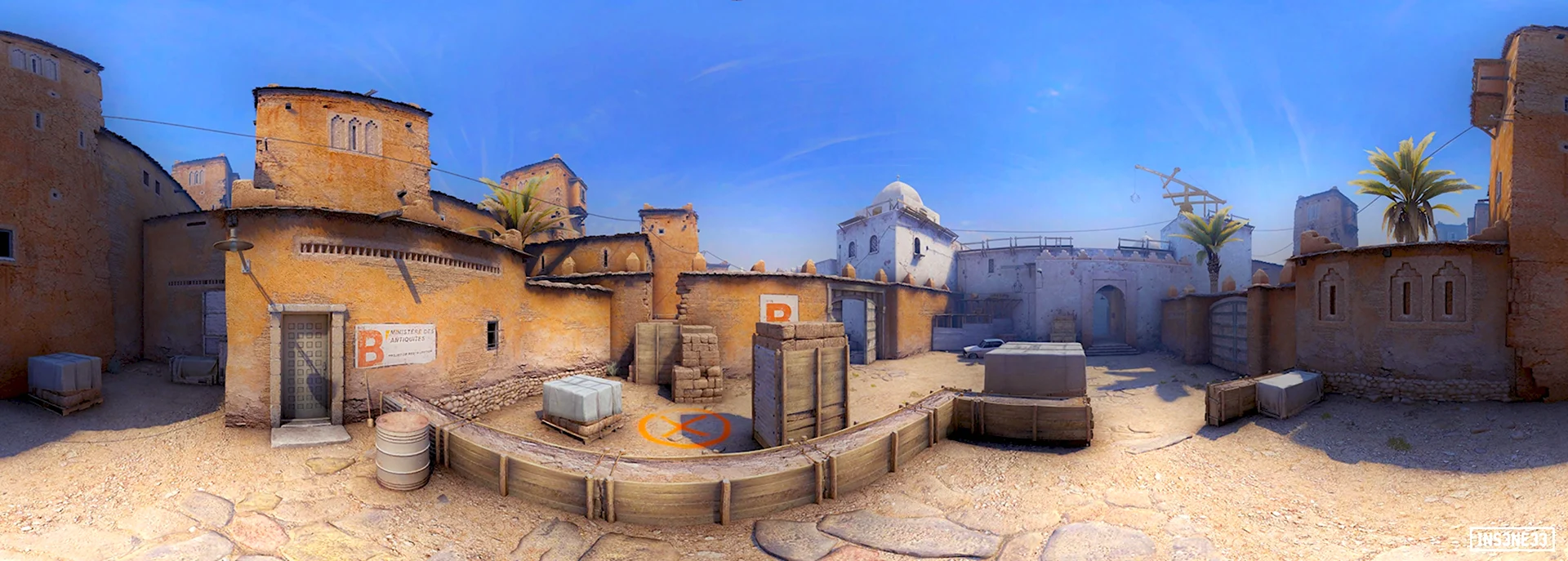 Dust 2 CS go Плант b