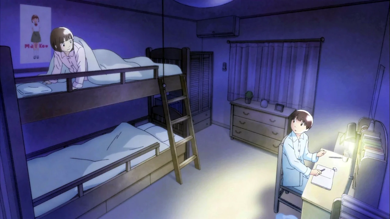 Двухэтажная кровать из аниме