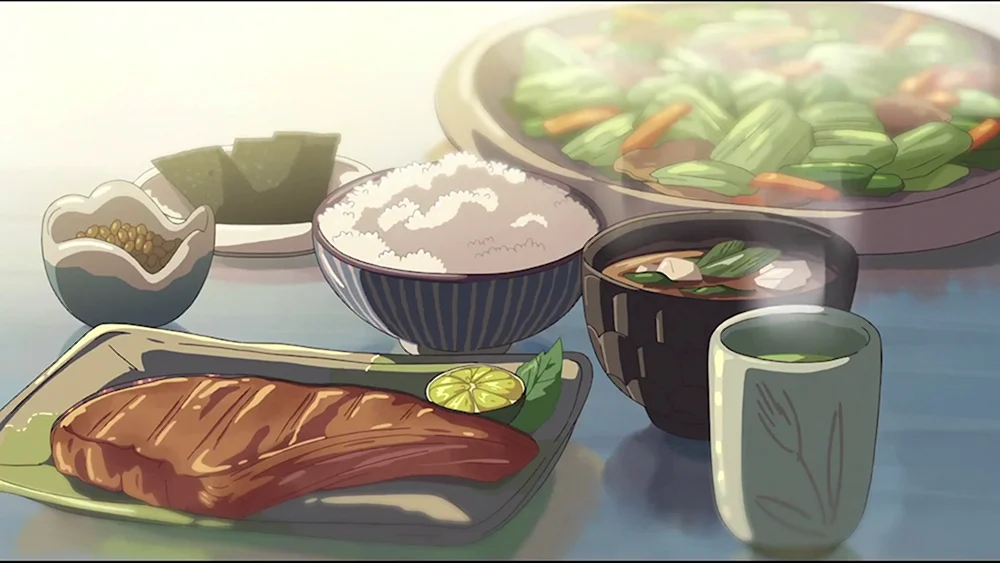 Еда в аниме Макото Синкай