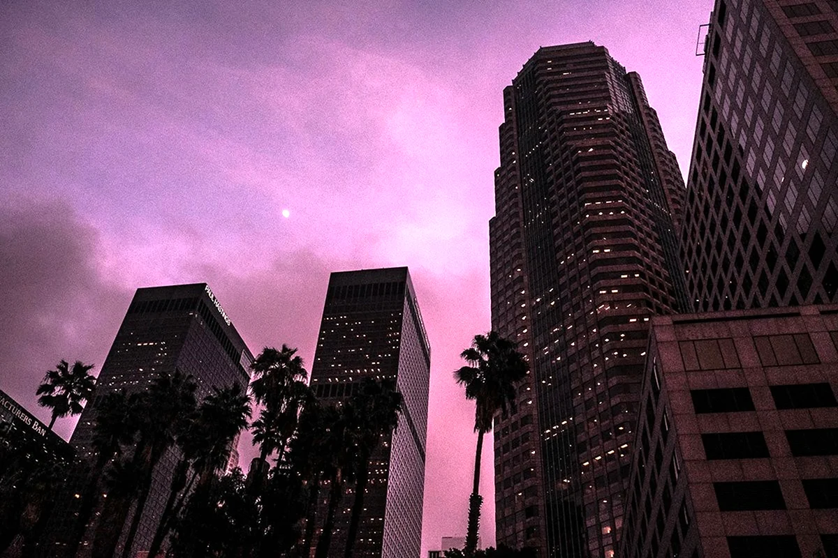 Эстетика Лос Анджелес ночью