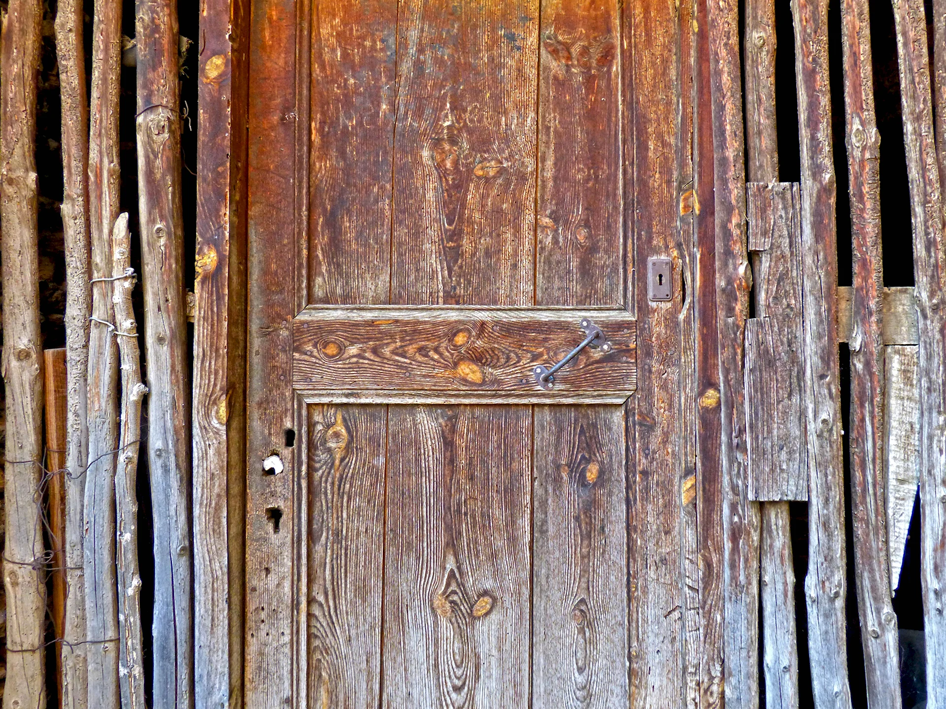 Фактура деревянной двери