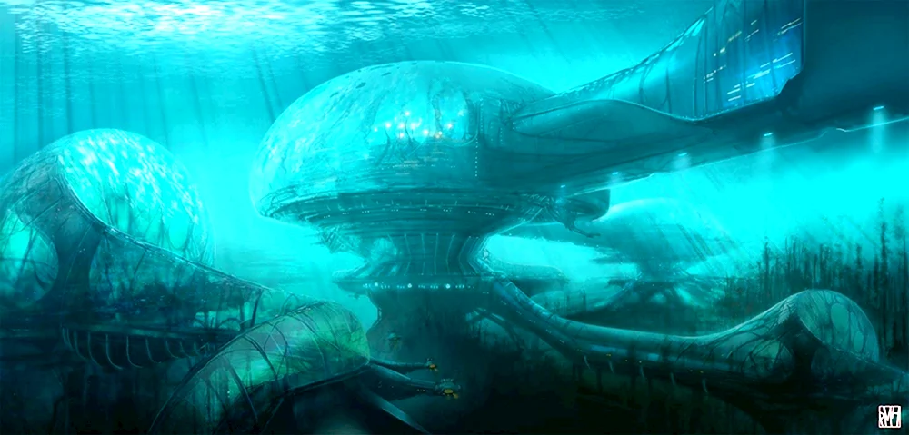 Фантастический подводный город