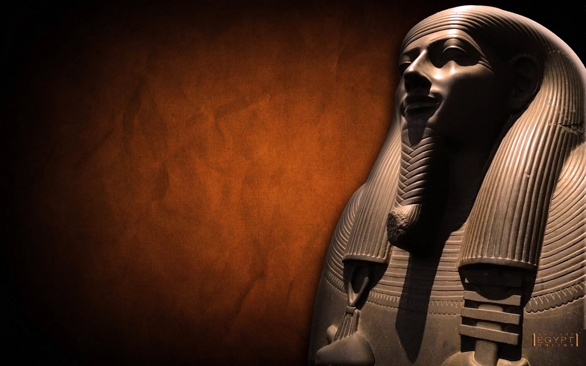 Фараон на фоне Египта