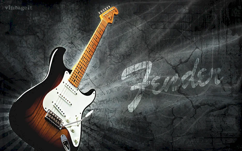 Fender Stratocaster фотообои