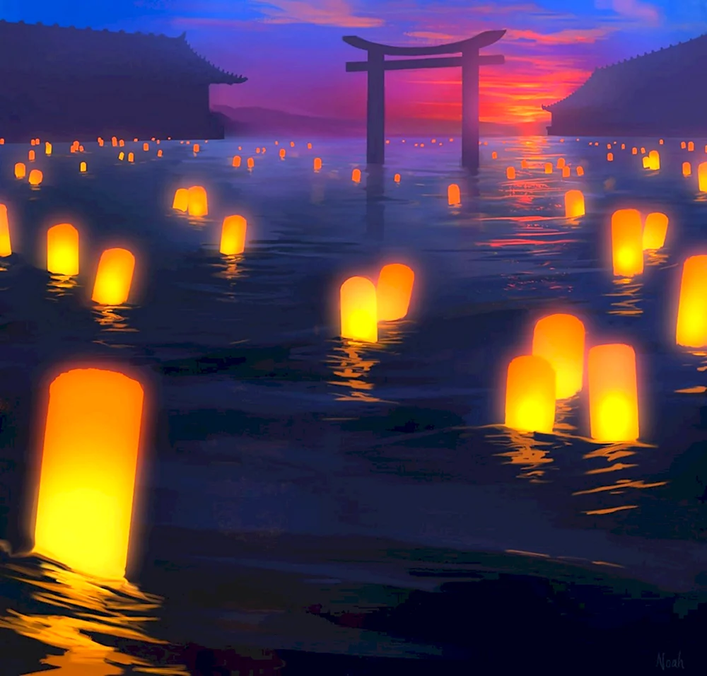 Фестиваль фонарей в Китае арт