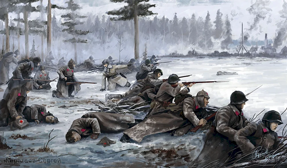 Финская война битва за Суомуссалми