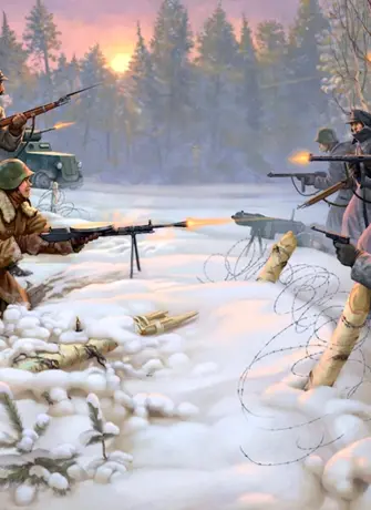 Финские солдаты советско финской войны