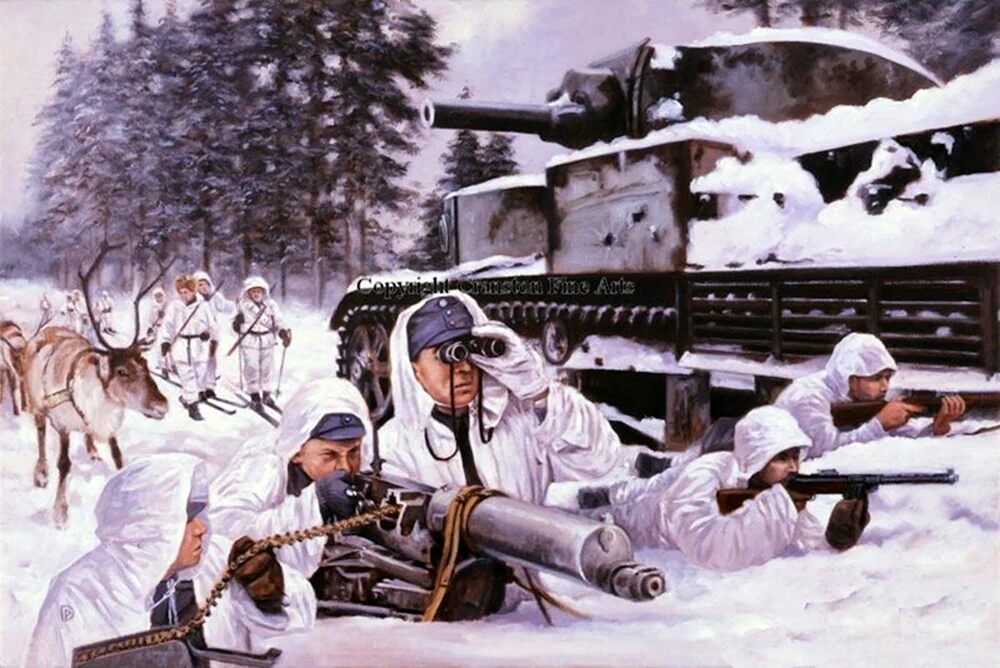 Финские солдаты советско финской войны