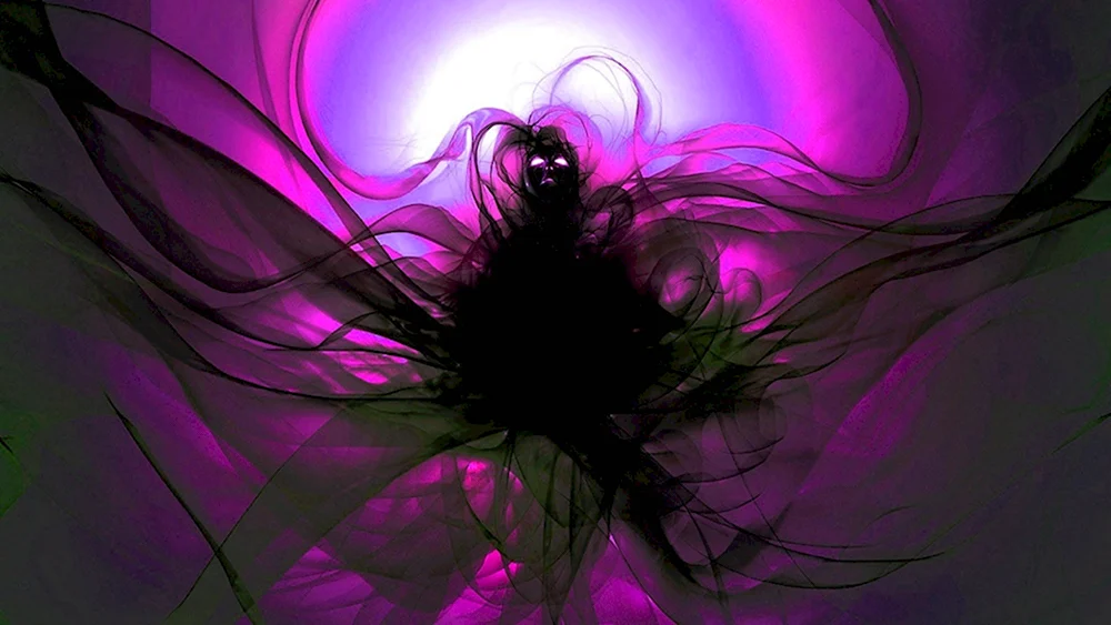 Фиолетово черный