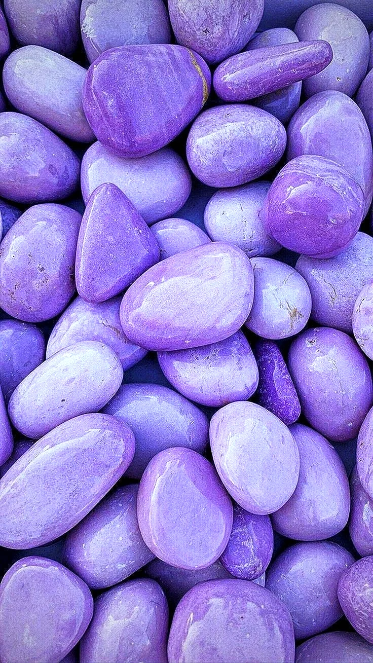 Фиолетовые камушки