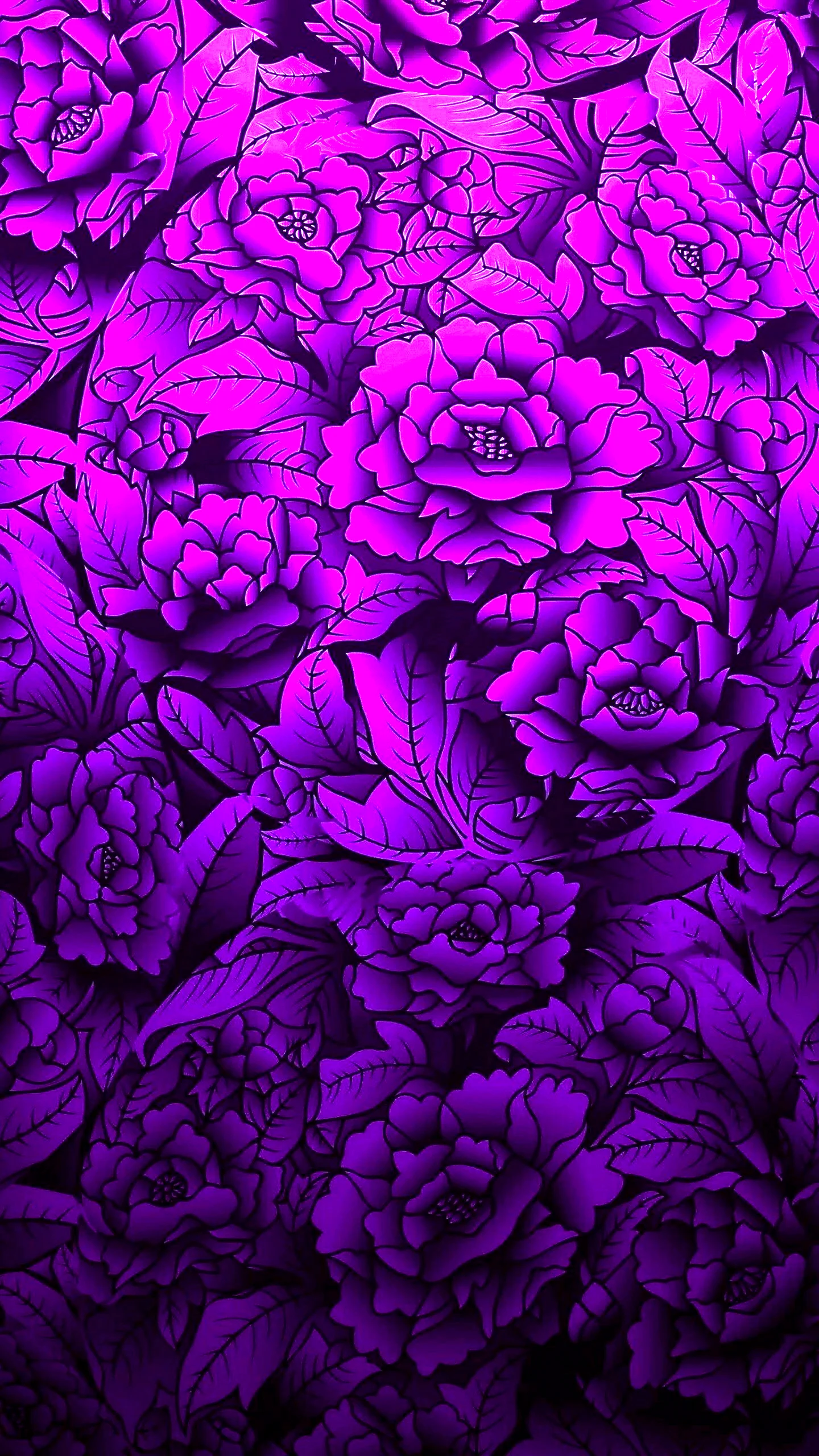 Фиолетовые пионы