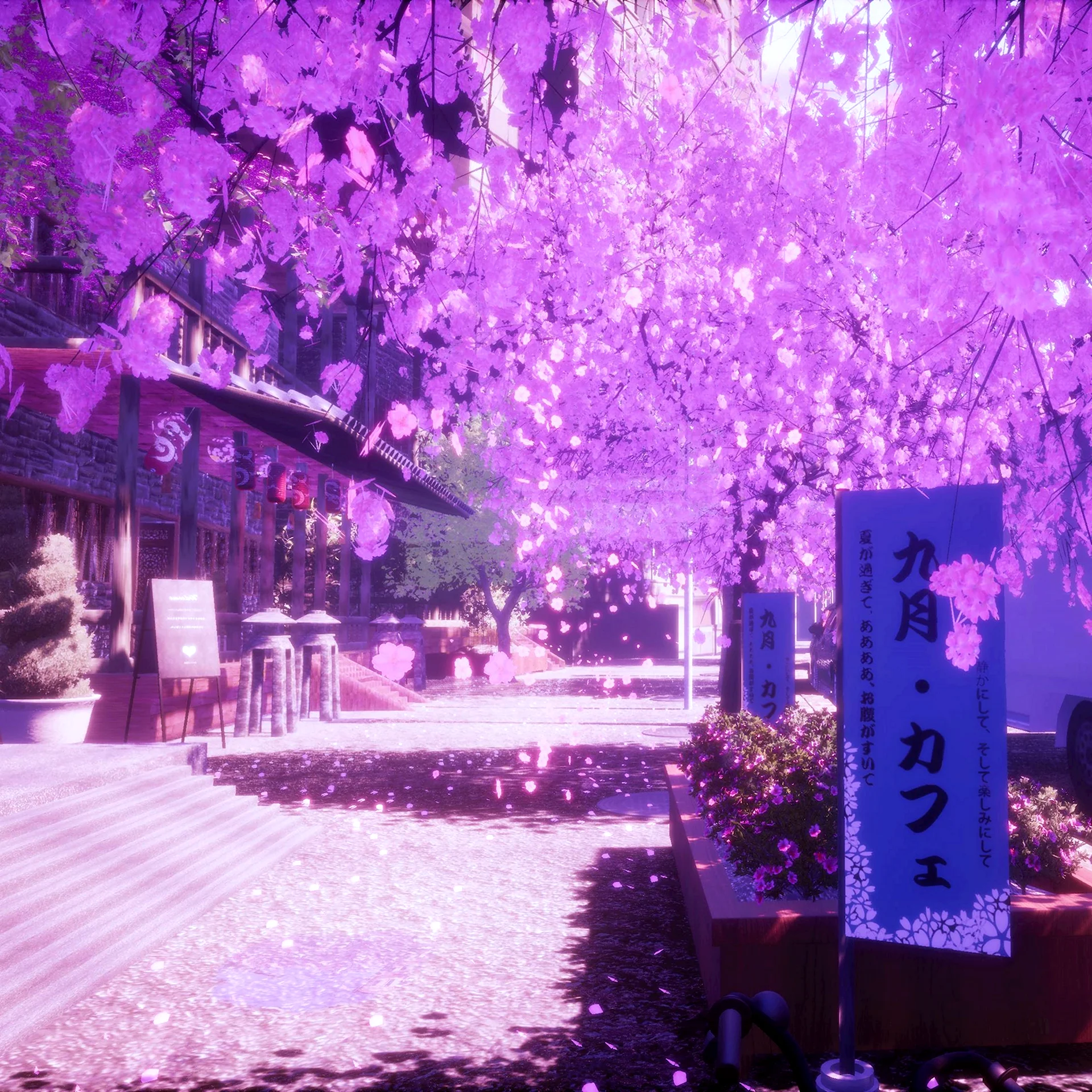 Фиолетовые Токио Сакура