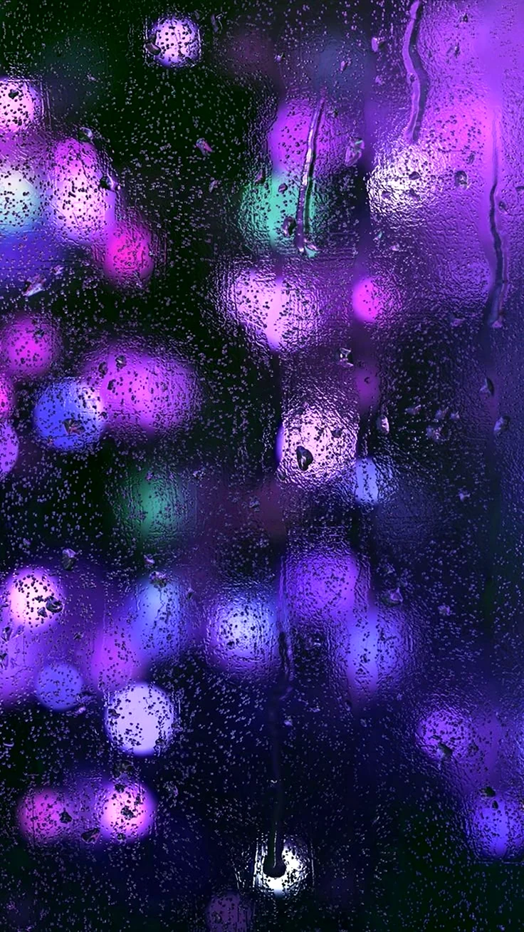 Фиолетовый экран блокировки